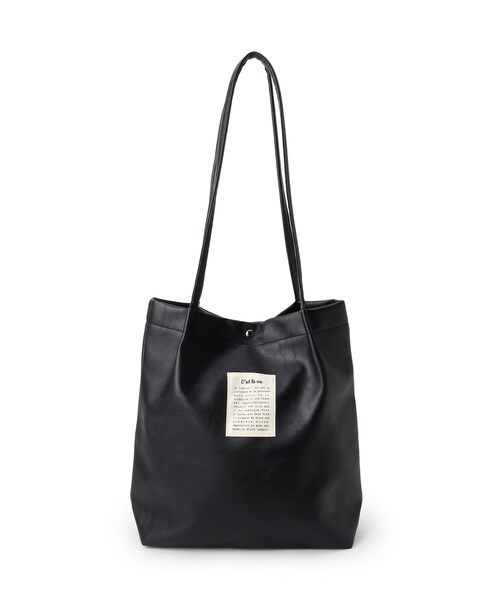 ITS'DEMO（イッツデモ）の「【A4対応】合皮ハンドルタックトート（トートバッグ・レディース・ブラック/ピンク系/ダークブラウン/ブロンズ/グレー/シルバー・00）」の21枚目の写真