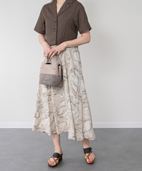 RIPANI(リパーニ)の「【RIPANI】サマーメッシュ レザーコンビスモール2WAYバッグ(Q66438)(ハンドバッグ・レディース・ベージュ系その他・ALL)」の7枚目の写真