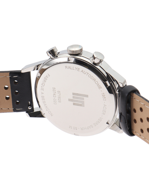 LIP（リップ）の「LIP RALLYE 40MM MECA QUARTZ CHRONOGRAPH 671828（アナログ腕時計・レディース・シルバー・FREE）」の5枚目の写真