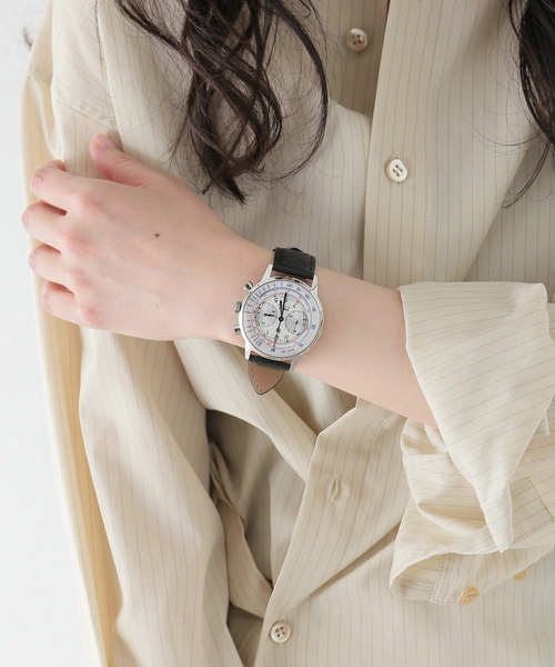 LIP（リップ）の「LIP RALLYE 40MM MECA QUARTZ CHRONOGRAPH 671828（アナログ腕時計・レディース・シルバー・FREE）」の3枚目の写真