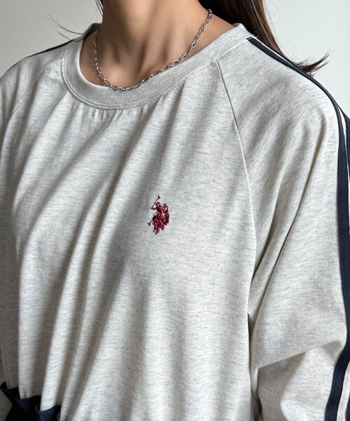 U.S. POLO ASSN.(ユーエスポロアッスン)の「ティアードドッキングワンピース(ワンピース・レディース・グレー/チャコールグレー/ネイビー・FREE)」の8枚目の写真