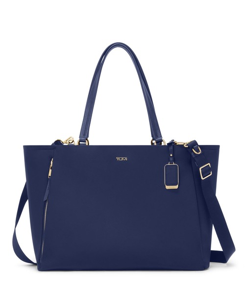 TUMI(トゥミ)の「VOYAGEUR 「ヴァレッタ」ラージ・トート(A4/PC15インチまで対応)(トートバッグ・レディース・インディゴブルー/ブラック×グレー/ブラック×ゴールド・FREE)」の3枚目の写真