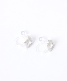 スクエアビジューノンホールピアス / 644527