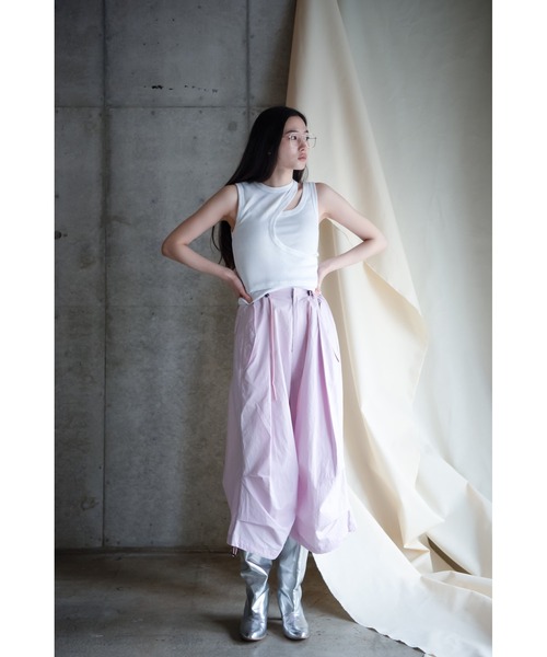 k3&co.(ケイスリーアンドコー)の「Over 3/4 pants(その他パンツ・レディース・ブルー/PINK/White・ONE SIZE)」の1枚目の写真