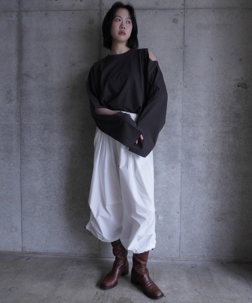 k3&co.(ケイスリーアンドコー)の「Over 3/4 pants(その他パンツ・レディース・ブルー/PINK/White・ONE SIZE)」の11枚目の写真