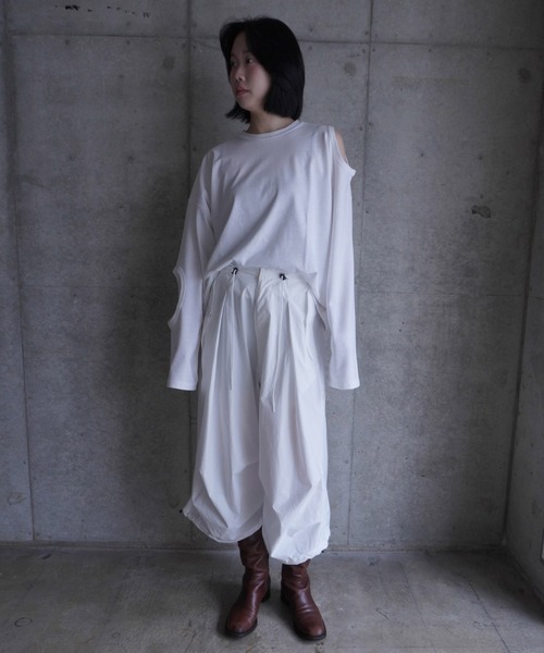k3&co.(ケイスリーアンドコー)の「Over 3/4 pants(その他パンツ・レディース・ブルー/PINK/White・ONE SIZE)」の7枚目の写真