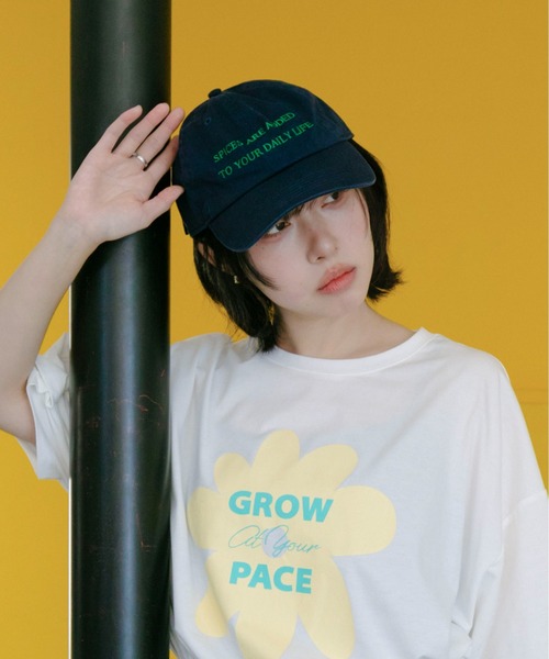 PILIT(ピリット)の「flower×logo tee(Tシャツ/カットソー・レディース・アイボリー/オフホワイト/ピンク・MEDIUM)」の21枚目の写真