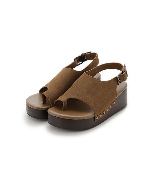 Mila Owen(ミラオーウェン)の「トングサンダル(サンダル・レディース・ダークブラウン/キャメル/イエロー・38/37/36)」の11枚目の写真