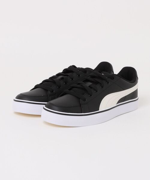 PUMA(プーマ)の「【PUMA】プーマ V コート バルク(スニーカー・メンズ・ブラック・28.0cm/27.5cm/27.0cm/26.5cm/26.0cm/25.5cm)」の1枚目の写真
