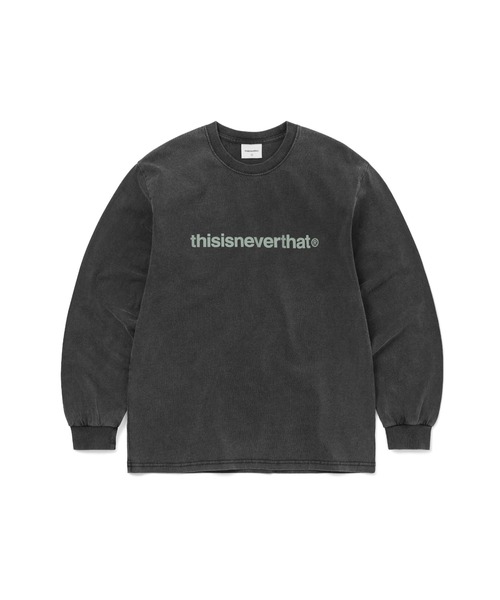 thisisneverthat(ディスイズネバーザット)の「T-Logo L/S Tee(Tシャツ/カットソー・メンズ・ピンク/ヘザーグレー/ネイビー/スミクロ・L/M/S/XL)」の2枚目の写真