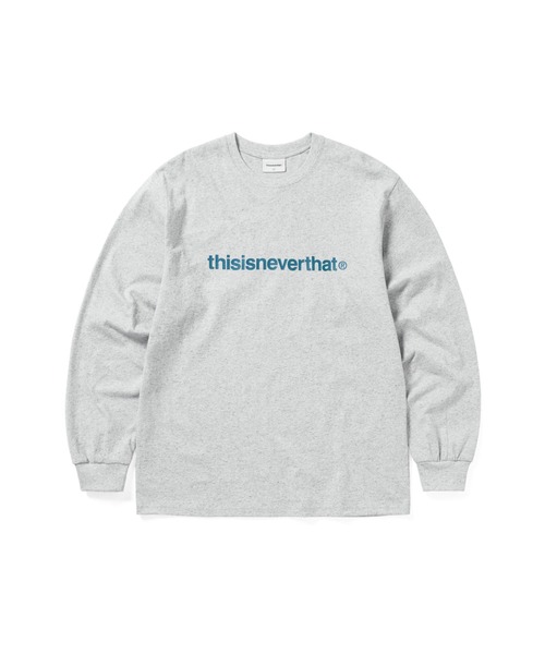 thisisneverthat(ディスイズネバーザット)の「T-Logo L/S Tee(Tシャツ/カットソー・メンズ・ピンク/ヘザーグレー/ネイビー/スミクロ・L/M/S/XL)」の3枚目の写真