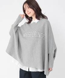 studio CLIP | 12ゲージダブルジャガードロゴワイドプルオーバー(ニット/セーター)