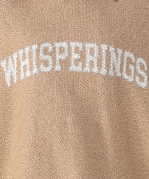 studio CLIP（スタディオクリップ）の「12ゲージダブルジャガードロゴワイドプルオーバー（ニット/セーター・レディース・ネイビー/ライトベージュ/ライトグレー・FREE）」の5枚目の写真