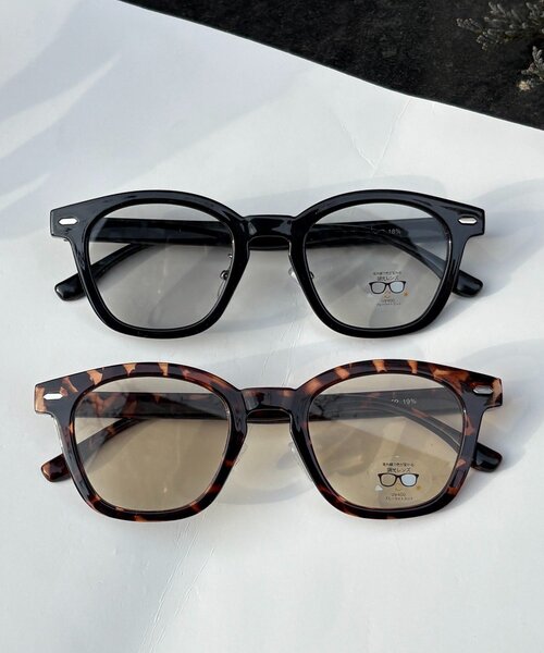 DouDou（ドゥドゥ）の「調光/ブルーライトカットサングラス（サングラス・レディース・ブラウン/ブラック・FREE）」の7枚目の写真