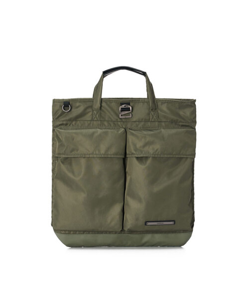 RAWROW（ロウロウ）の「シティワーカーPROヘルメットバッグ012[2カラー]（メッセンジャーバッグ・メンズ・ブラック/カーキ・FREE）」の2枚目の写真