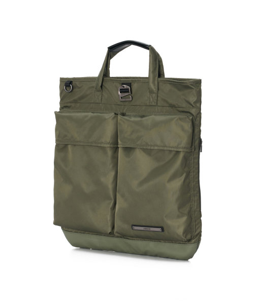 RAWROW（ロウロウ）の「シティワーカーPROヘルメットバッグ012[2カラー]（メッセンジャーバッグ・メンズ・ブラック/カーキ・FREE）」の19枚目の写真