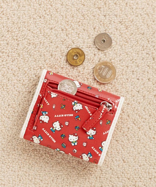 Me%（ミィパーセント）の「【HELLO KITTY】miniウォレット 637093（財布・レディース・レッド/ブルー/ブラック・FREE）」の6枚目の写真