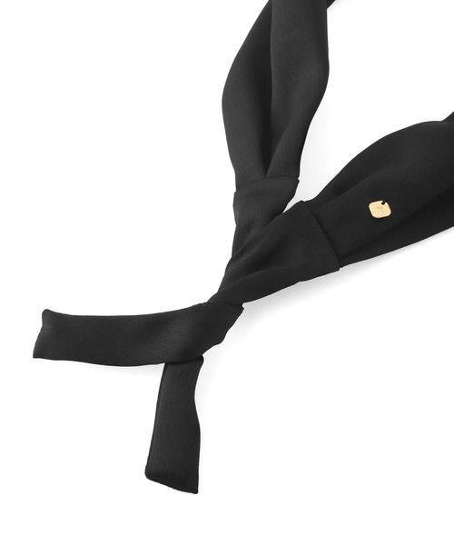 ANEMONE（アネモネ）の「サテンターバン（ヘアバンド・レディース・ブラック/ベージュ・FREE）」の6枚目の写真