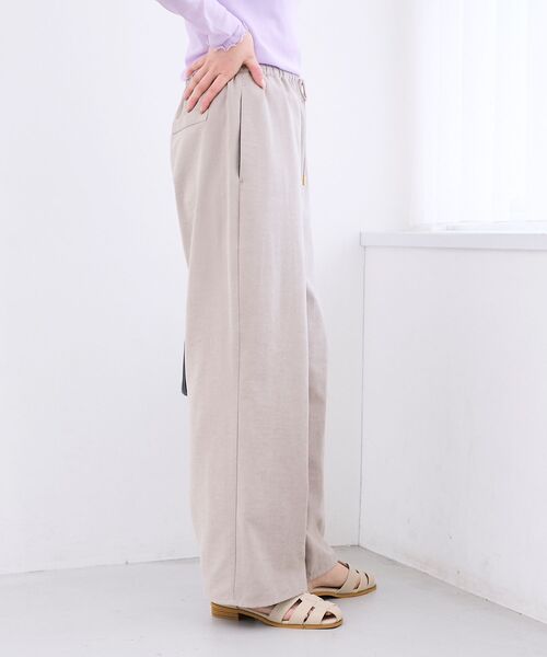 le.coeur blanc（ルクールブラン）の「ピーチスキンイージーパンツ（その他パンツ・レディース・ベージュ/イエロー・36/38）」の20枚目の写真