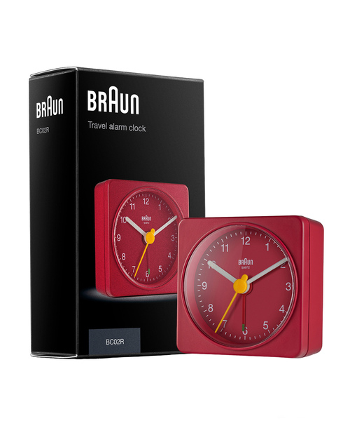 BRAUN（ブラウン）の「BRAUN ALARM CLOCK RED BC02R（置時計・レディース・レッド・FREE）」の2枚目の写真