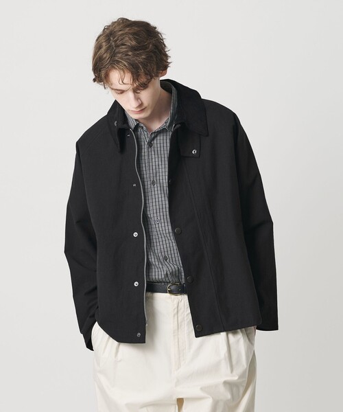 Barbour(バブアー)の「【別注】 <Barbour>コットン リネン トランスポート ジャケット(ブルゾン・メンズ・オフホワイト/ブラック・36/38/40)」の7枚目の写真