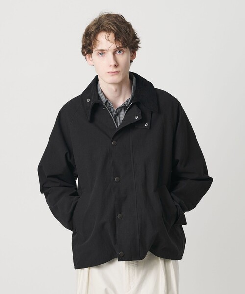 Barbour(バブアー)の「【別注】 <Barbour>コットン リネン トランスポート ジャケット(ブルゾン・メンズ・オフホワイト/ブラック・36/38/40)」の9枚目の写真