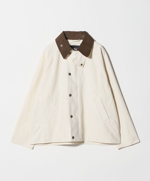 Barbour(バブアー)の「【別注】 <Barbour>コットン リネン トランスポート ジャケット(ブルゾン・メンズ・オフホワイト/ブラック・36/38/40)」の8枚目の写真