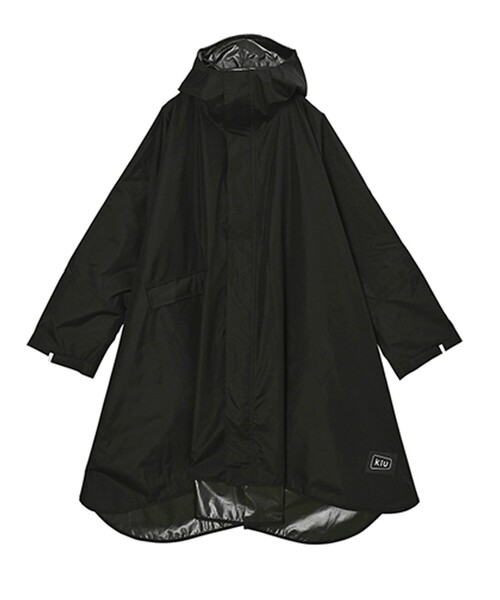 KiU(キウ)の「KiU/キウ STANDARD RAIN PONCHO 2ND/キウスタンダードレインポンチョ 2ND【K404】(レインコート/ポンチョ・メンズ・ブラック/サックスブルー/カモフラージュ/ネイビー/ベージュ・ONE SIZE)」の2枚目の写真
