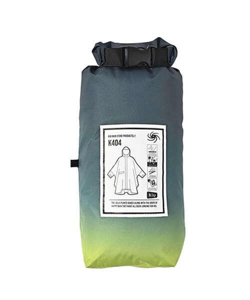 KiU(キウ)の「KiU/キウ STANDARD RAIN PONCHO 2ND/キウスタンダードレインポンチョ 2ND【K404】(レインコート/ポンチョ・メンズ・ブラック/サックスブルー/カモフラージュ/ネイビー/ベージュ・ONE SIZE)」の6枚目の写真