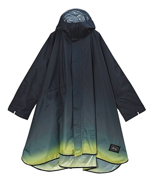 KiU(キウ)の「KiU/キウ STANDARD RAIN PONCHO 2ND/キウスタンダードレインポンチョ 2ND【K404】(レインコート/ポンチョ・メンズ・ブラック/サックスブルー/カモフラージュ/ネイビー/ベージュ・ONE SIZE)」の7枚目の写真