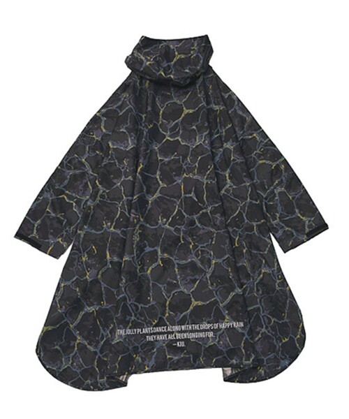 KiU(キウ)の「KiU/キウ STANDARD RAIN PONCHO 2ND/キウスタンダードレインポンチョ 2ND【K404】(レインコート/ポンチョ・メンズ・ブラック/サックスブルー/カモフラージュ/ネイビー/ベージュ・ONE SIZE)」の12枚目の写真
