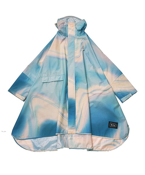 KiU(キウ)の「KiU/キウ STANDARD RAIN PONCHO 2ND/キウスタンダードレインポンチョ 2ND【K404】(レインコート/ポンチョ・メンズ・ブラック/サックスブルー/カモフラージュ/ネイビー/ベージュ・ONE SIZE)」の14枚目の写真