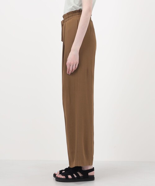 JAMES PERSE(ジェームスパース)の「ソフトマットプリーツパンツ WLVW1114(その他パンツ・レディース・ブラック/ブラウン系その他・0)」の5枚目の写真