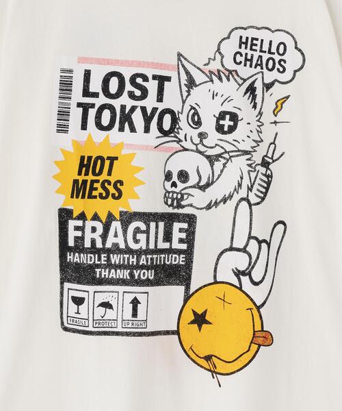 L.H.P(エルエイチピー)の「【WEB&DEPOT限定】UMLAUT/ウムラウト/CAT S/S Tee(Tシャツ/カットソー・レディース・ブラック/ホワイト・L/M)」の9枚目の写真