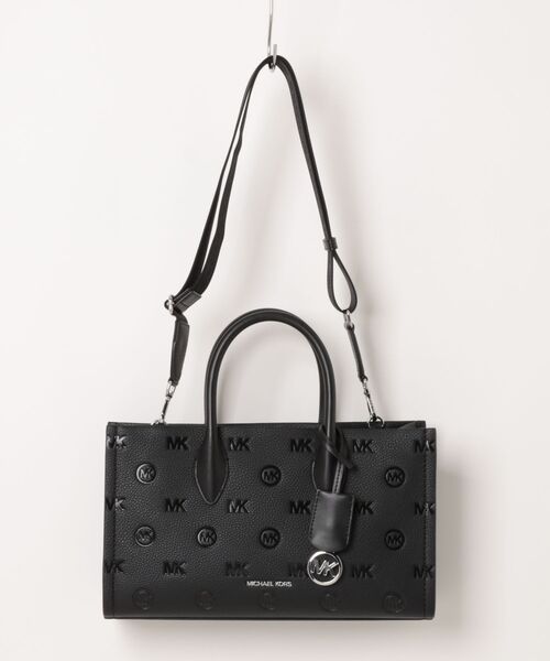 MICHAEL KORS(マイケルコース)の「MIRELLA MD EW TZ SATCHEL Satchel(ハンドバッグ・レディース・ブラック・FREE)」の1枚目の写真