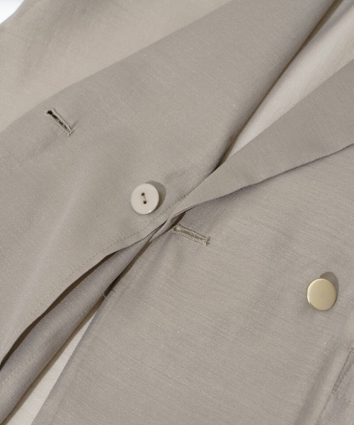 flower（フラワー）の「シアーテーラードジャケット（テーラードジャケット・レディース・ベージュ/アイボリー・FREE）」の17枚目の写真