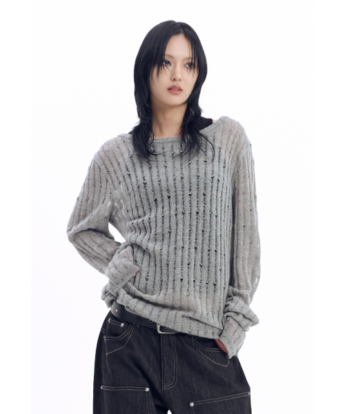 AAKAM(アーカム)の「Layered V-Neck Knit (Black)(ニット/セーター・レディース・その他・1/2)」の12枚目の写真