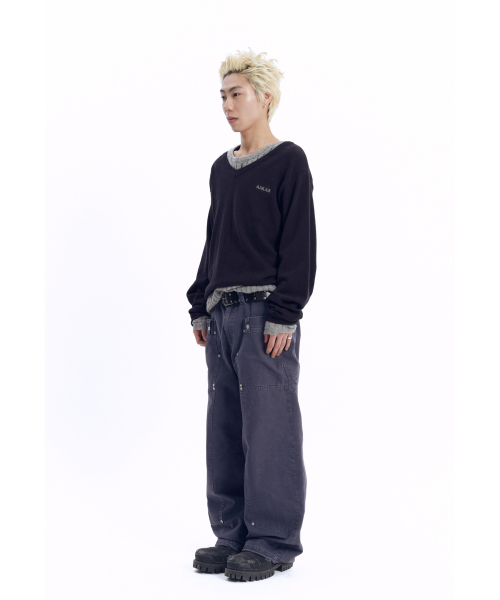 AAKAM(アーカム)の「Layered V-Neck Knit (Black)(ニット/セーター・レディース・その他・1/2)」の14枚目の写真