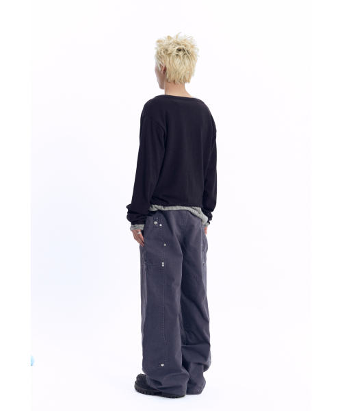 AAKAM(アーカム)の「Layered V-Neck Knit (Black)(ニット/セーター・レディース・その他・1/2)」の15枚目の写真