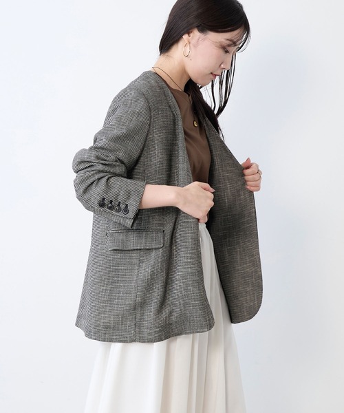 MICA&DEAL（マイカ＆ディール）の「ワンポイント刺繍Tシャツ（Tシャツ/カットソー・レディース・ホワイト/ブラウン・FREE）」の18枚目の写真