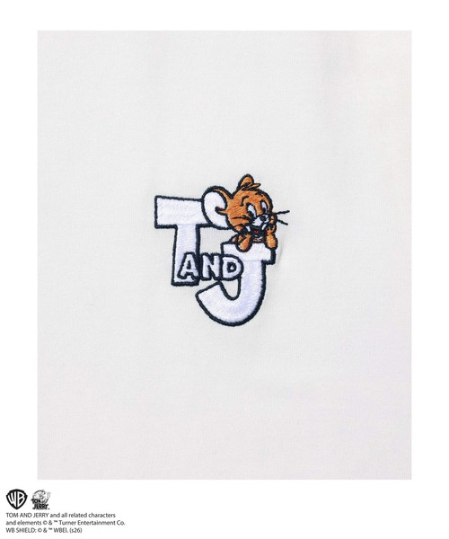 Tom&Jerry(トムアンドジェリー)の「【TOM&JERRY/トムアンドジェリー 】ラインストーン バックデザイン クルーネック 半袖Tシャツ(Tシャツ/カットソー・メンズ・オフホワイト/スミクロ・S/M/L/XL)」の16枚目の写真