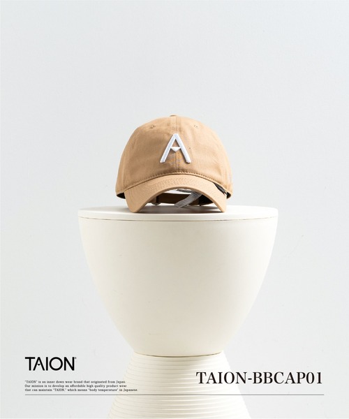 TAION（タイオン）の「【TAION(タイオン)】〈グッズ〉ノンダウン キャンバス ベースボールキャップ（キャップ・メンズ・チョコ/ダークオリーブ/ブラック/ライトグレー/ダークネイビー/ダークカーキ・ONESIZE）」の5枚目の写真