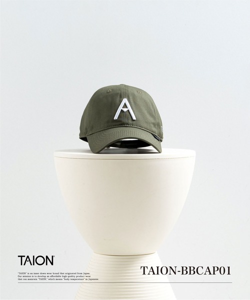 TAION（タイオン）の「【TAION(タイオン)】〈グッズ〉ノンダウン キャンバス ベースボールキャップ（キャップ・メンズ・チョコ/ダークオリーブ/ブラック/ライトグレー/ダークネイビー/ダークカーキ・ONESIZE）」の4枚目の写真