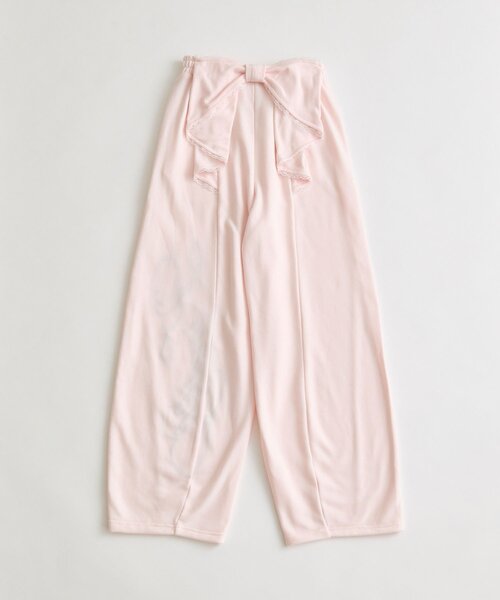 OLIVE des OLIVE（オリーブデオリーブ）の「刺繍ロゴバックリボンスウェットパンツ（スウェットパンツ・レディース・トップグレー/ドット/ピンク・FREE）」の15枚目の写真