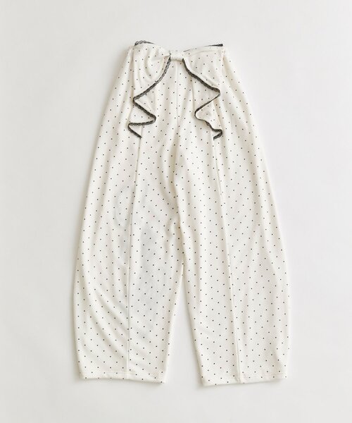 OLIVE des OLIVE（オリーブデオリーブ）の「刺繍ロゴバックリボンスウェットパンツ（スウェットパンツ・レディース・トップグレー/ドット/ピンク・FREE）」の20枚目の写真