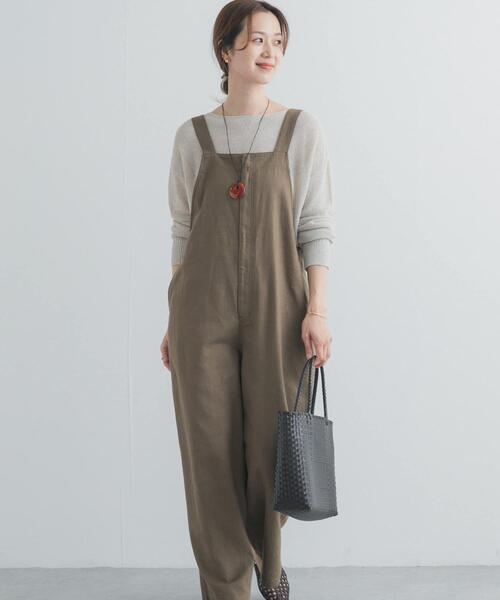 URBAN RESEARCH DOORS(アーバンリサーチドアーズ)の「フロントZIPサロペット(サロペット/オーバーオール・レディース・ナチュラル/カーキ・SMALL/MEDIUM)」の18枚目の写真