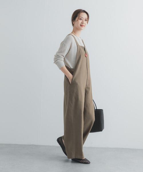 URBAN RESEARCH DOORS(アーバンリサーチドアーズ)の「フロントZIPサロペット(サロペット/オーバーオール・レディース・ナチュラル/カーキ・SMALL/MEDIUM)」の19枚目の写真