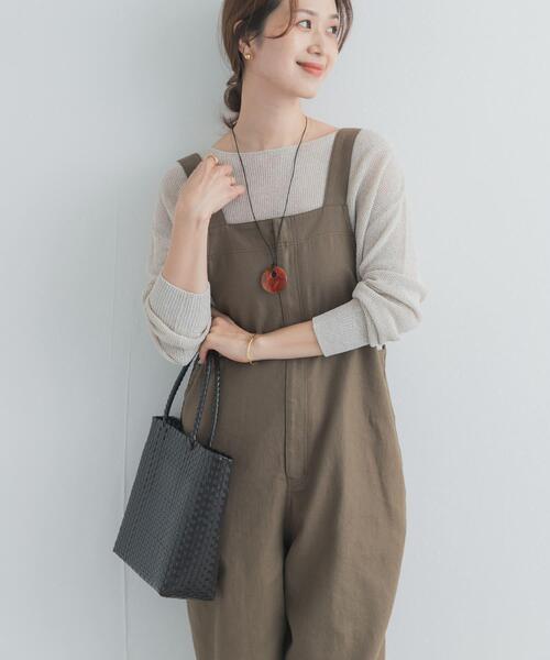 URBAN RESEARCH DOORS(アーバンリサーチドアーズ)の「フロントZIPサロペット(サロペット/オーバーオール・レディース・ナチュラル/カーキ・SMALL/MEDIUM)」の22枚目の写真