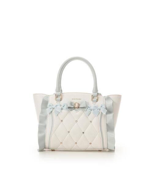 SAMANTHAVEGA（サマンサベガ）の「ハニーフラッター（ミニ）（ショルダーバッグ・レディース・ピンク/ブラック/ライトブルー・FREE）」の2枚目の写真