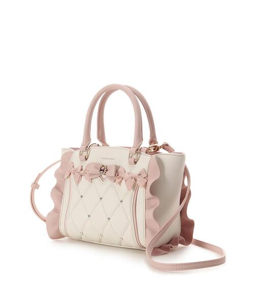 SAMANTHAVEGA（サマンサベガ）の「ハニーフラッター（ミニ）（ショルダーバッグ・レディース・ピンク/ブラック/ライトブルー・FREE）」の21枚目の写真